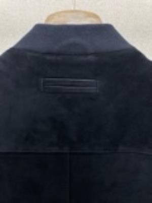 wholesale quality zegna suede leather coat model no. 31